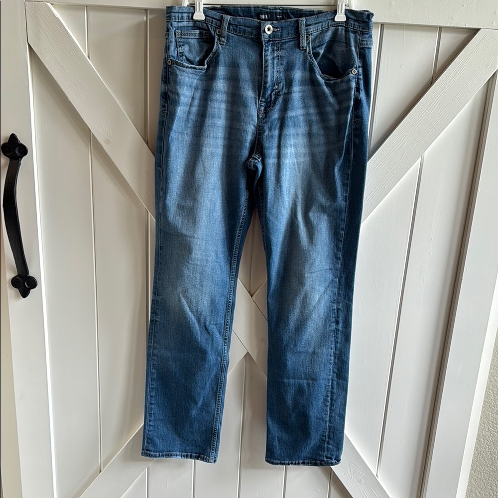 BKE Blue Straight TYLER Jeans Classic Denim 36/34